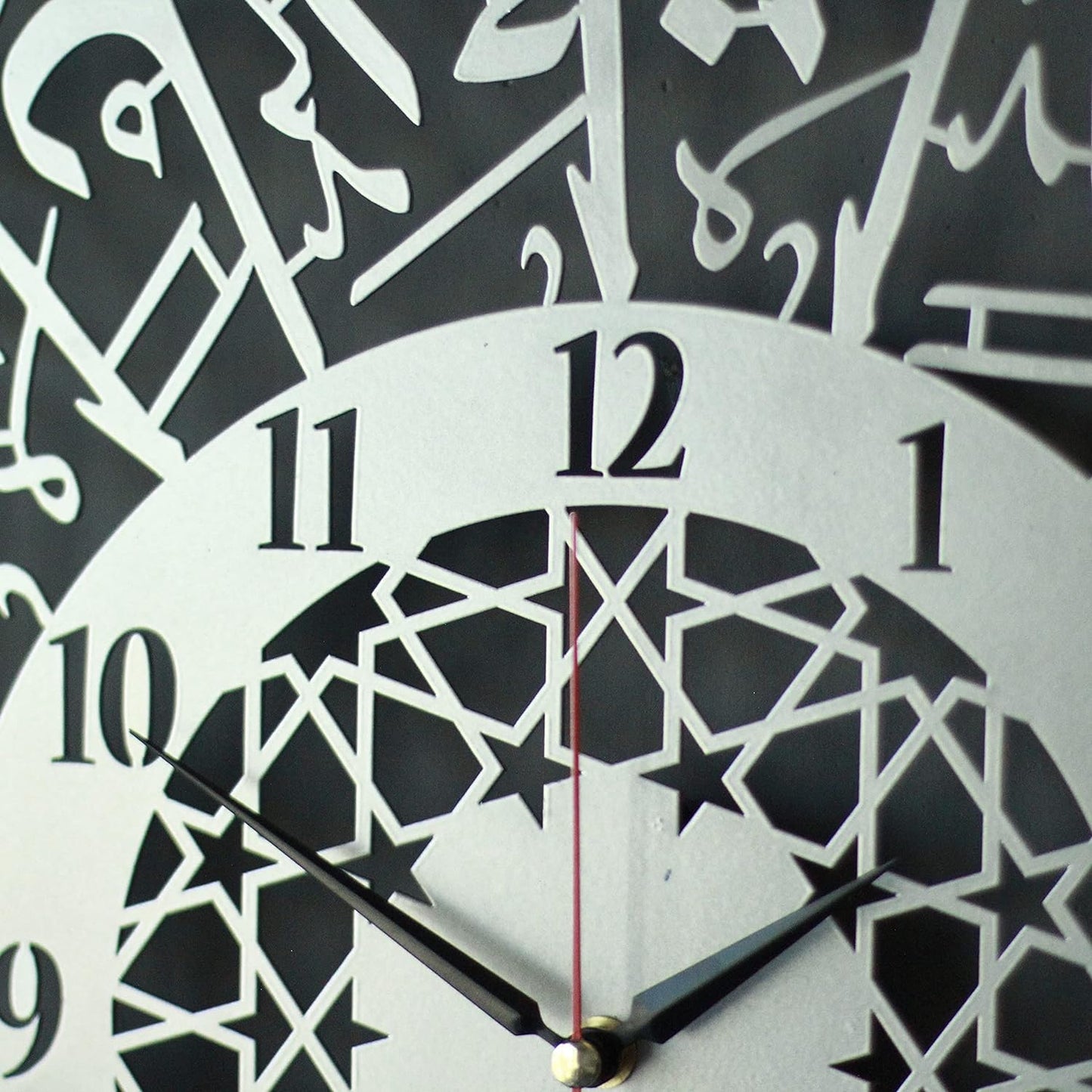 Surah Al Ikhlas Acrylic Islamic Clock Wall Art | Islamic Ramadan Wall Decorations | Arabic Calligraphy | Quran Wall Art